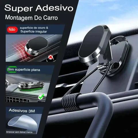 SOPORTE MAGNÉTICO PARA TELÉFONO MÓVIL PARA COCHE - PHONE HOLDER™