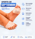 Almohadillas terapéuticas con Separador de dedos l PharmaToe™