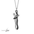 Collar Abrazo-Infinito® plateado