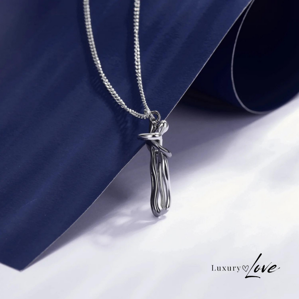 Collar Abrazo-Infinito® plateado