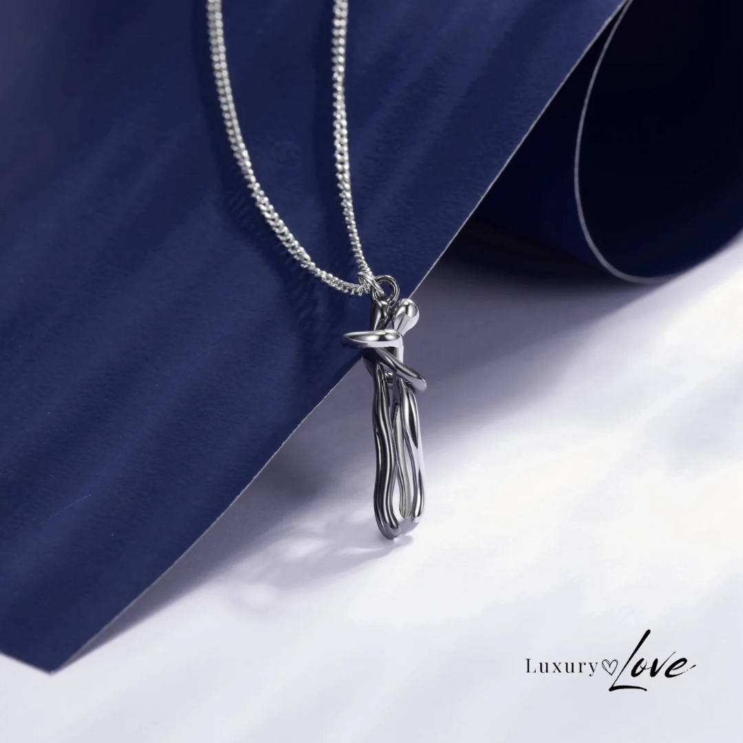 Collar Abrazo-Infinito® plateado