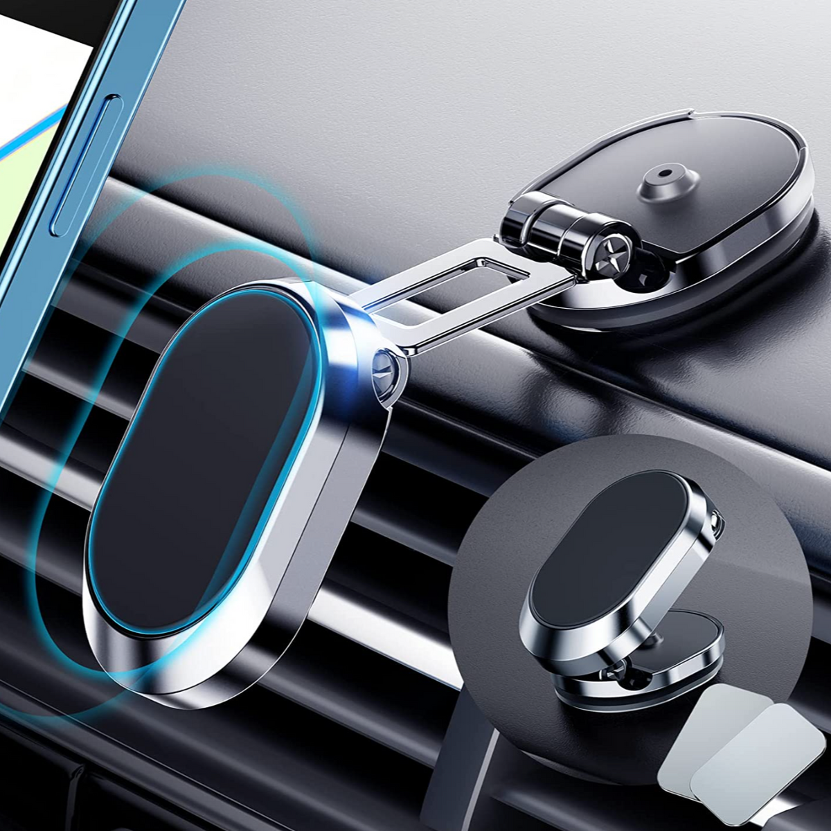 SOPORTE MAGNÉTICO PARA TELÉFONO MÓVIL PARA COCHE - PHONE HOLDER™
