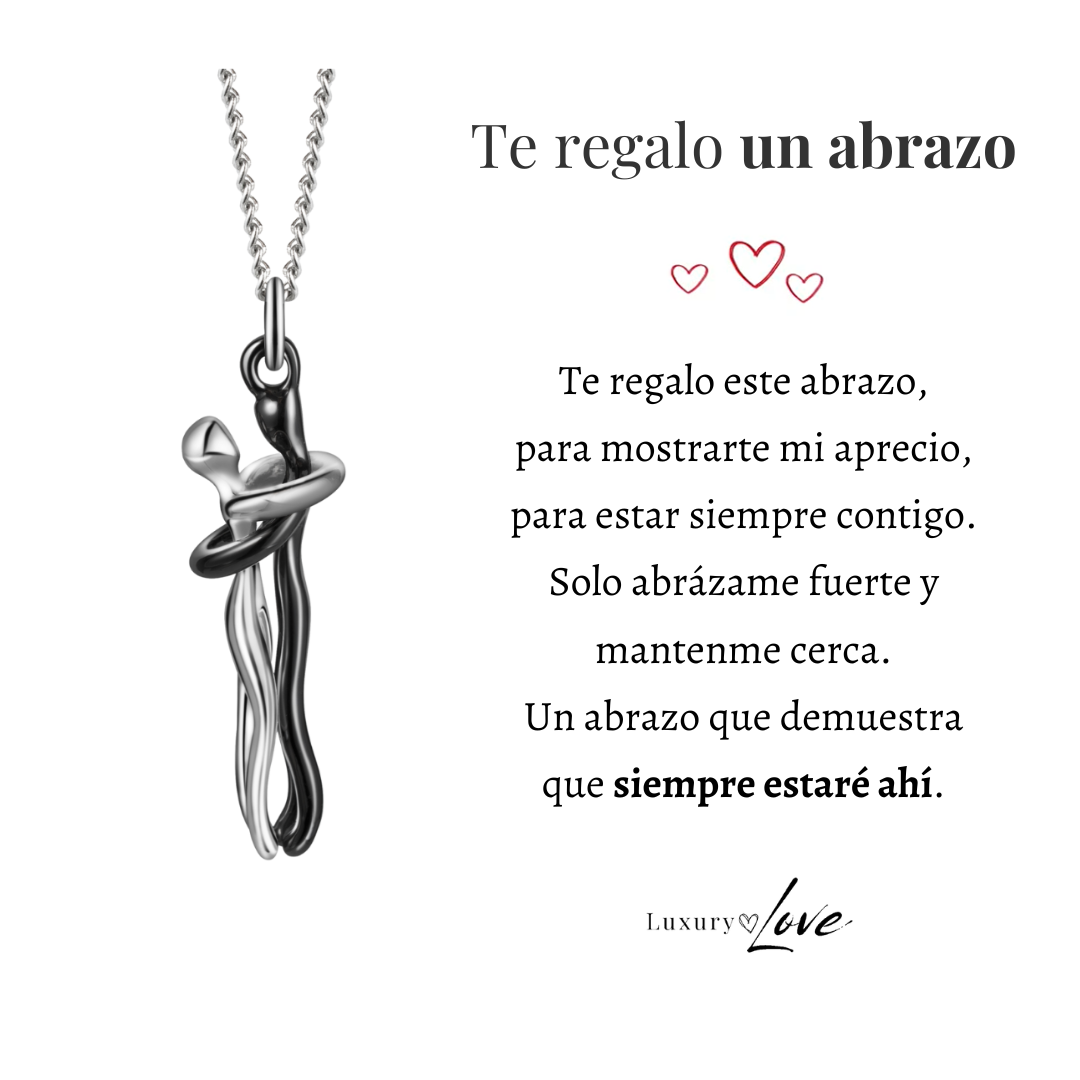 Collar Abrazo-Infinito® plateado