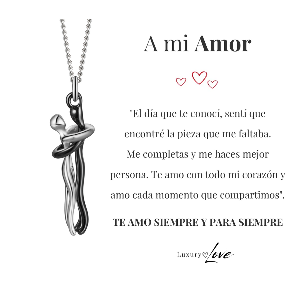 Collar Abrazo-Infinito® plateado