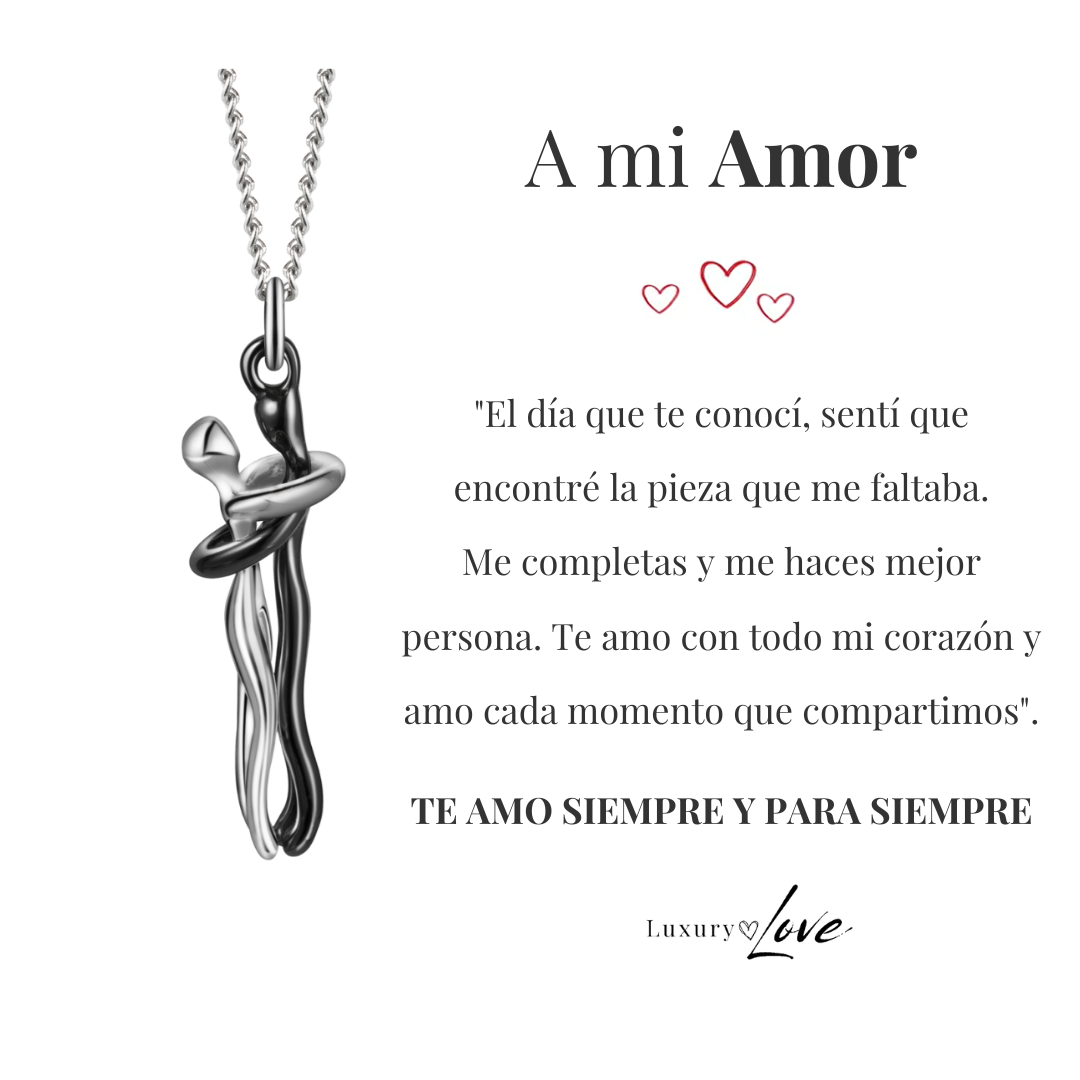 Collar Abrazo-Infinito® plateado