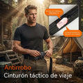 🔥【Longitud： 130 cm】Cinturón de viaje táctico con bolsillo oculto para dinero